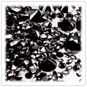 Diamantes negros de 0.01 a 3,00 quilates